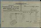 Spoorwegstempel WAROUIGNIES Op 14/3/1929  Op Dokument - Andere & Zonder Classificatie