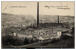 42 - Rive De Gier - Usines Des Étangs , Cheminée De 108m - Rive De Gier