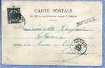 56 Op Postkaart Met Naamstempel ST-GHISLAIN  (klein Type) - Griffes Linéaires