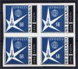 BULGARIA - EXPOSITION BRUXELLES 1958 -VF Never Hinged BLOCK OF 4 **! - Neufs