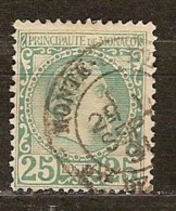 Monaco 1885 Yvertn° 6 (°) Used Oblitéré Cote 90 Euro - Usati