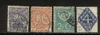 NEDERLAND 1923 Diverse Zegels Used 110-113 # 1092 - Used Stamps