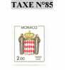 Timbre De Monaco N° 85 - Impuesto