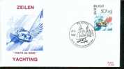 FDC België (lot61) - Zeilen