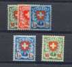 SWITZERLAND, 5 GOOD STAMPS ARMS 1924-40 LIGHT HINGED! - Ungebraucht