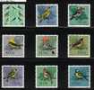 POLAND 1966 FOREST BIRDS SET OF 9 NHM  HOOPOE WOODPECKER TIT - Nuovi