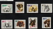 POLAND 1969 SPECIES RACES OF DOGS SET OF 8 NHM Animals - Nuovi