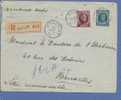 208+246 Op Aangetekende Brief , Cirkelstempel  CHATELET Op 21/11/1928 - 1922-1927 Houyoux