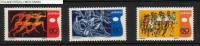 POLAND 1970 10TH MEETING OF INTERNATIONAL OLYMPIC COMMITTEE SET OF 3 + MS NHM - Sports Athletics Horses - Nuovi