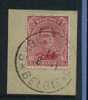 138 Op Fragment Met Stempel BELGIQUE  / BELGIE 5   (noodstempel) - 1915-1920 Albert I