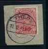 138 Op Fragment Met Duitse Brugstempel  THEUX (noodstempel) - 1915-1920 Albert I.