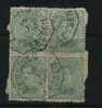 137(x4) Op Fragment Met Telegraafstempel  LESSINES / LESSEN - 1915-1920 Albert I