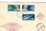 1962  SPACE  VOSTOK 3+4   3v.- FDC   BULGARIA  / Bulgarie - Europa