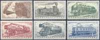 TCHECOSLOVAQUIE Poste  875 à 880 ** MNH La Série Culte De 1956 Locomotives (CV 40 €) - Unused Stamps