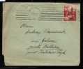 POLAND GEN GOVT COMMERCIAL COVER WARSCHAU C1 HITLER 24 GR DIENSTPOST RATE - General Government