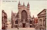 Carte Postale De Grande Bretagne : BATH ABBEY  WEST FRONT - Bath