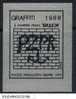 POLAND SOLIDARNOSC GRAFITTI 1988 - PZPR SILVER THIN PAPER (SOLID0216C) - Solidarnosc Labels