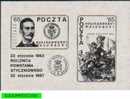 POLAND SOLIDARNOSC ANNIVERSARY OF THE JANUARY INSURRECTION SHEETLET (SOLID0391) - Solidarnosc Labels