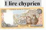 Billet De Chypre  1 Lire Chyprien  2001 - Chypre