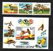 SIERRA LEONE  OLYMPIC GAMES  1984  3v.+S/S - MNH - Zomer 1984: Los Angeles