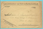 Brief "gemeentebestuur Van Sinte-Catharina-Lombeek Met Naamstempel TERNATH , Gebruikt Als Noodstempel - Fortune Cancels (1919)