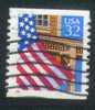 #2436 - Etats-Unis/Drapeau Obl - Postzegels