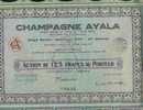 CHAMPAGNE AYALA  (CHATEAU D´AY) - Wasser