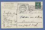 110 Op Postkaart Met Spoorwegstempel HEYST-OP-DEN-BERG Op 17/09/1913 - 1912 Pellens