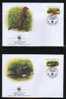 WWF 0256 1999 GEORGIA MINK SET OF 4 FDCS Animals - Other & Unclassified