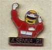 PIN'S COURSE AUTOMOBILE AYRTON SENNA 1991 (4552) - F1