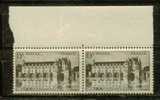 FRANCE Nº 610 C Paire ** Bord De Feuille Variete Veritablement Gris Noir - Unused Stamps