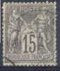 Lot N°3042  N°66 Gris Noir, Coté ? Euros - 1876-1878 Sage (Type I)