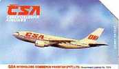 PAKISTAN CESKOSLOVAK AIRLINES SUPERBE ET RARE UT 100RS - Avions