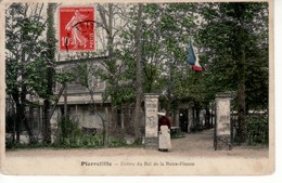 PIERREFITTE, Entrée Du Bal De La Butte-Pinson (une Femme à L'entrée) - Pierrefitte Sur Seine