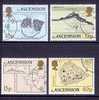 ASCENSION 1981 CTO Stamp(s) Maps 291-294 #3033 - Ascensione