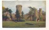 WARWICK, ENGLAND -  CASTLE - THE COURT YARD - SALMON SERIES - - Warwick