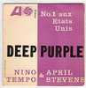 N.TEMPO & A. STEVENS : " DEEP PURPLE "  + 3 Titres - Disco & Pop