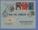 279+280+302/04 Op Aangetekende Brief Met Ovale Stempel BRUXELLES Op 10/7/1930  (port Juist) - Covers & Documents