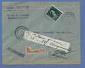 724T Op Aangetekende Brief Van St-GILLIS Op 6/6/1947 Naar Liedekerke , Niet Afgehaald / Afwezig........ - 1946 -10%