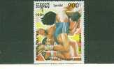 T0187 Lutte 1005 Cambodge 1991 Neuf ** Jeux Olympiques De Barcelone - Ringen