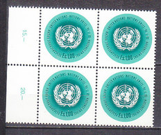 H0454 - UNO ONU GENEVE N°11 ** BLOC - Unused Stamps