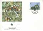 W0869 Martre Des Pins Martes Martes Irlande 1992 Premier Jour FDC WWF - Other & Unclassified