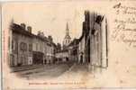 52 MONTIER EN DER Rue Des Ponts (avenue De La Gare), Animée Dos 1900 - Montier-en-Der