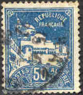 Pays :  19 (Algérie Avant 1957)   Yvert Et Tellier N°:  47 (o) Bleu Clair - Used Stamps