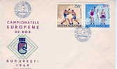 BOXE FDC ROUMANIE 1969 CHAMPIONNATS D'EUROPE DE BOXE - Boksen