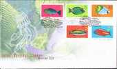 FDC: Cocos Islands Marine Life 1997 - Fish - Cocoseilanden