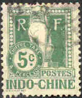 Pays : 234 (Indochine : Col. Franç.) Yvert Et Tellier N° : Tx    7 (o) - Timbres-taxe