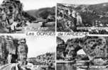 Ardeche Les Gorges Pont D'Arc Defile De Ruoms Madeleine Cathedrale 4 Vues - Ruoms