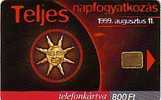 HONGRIE SUPERBE CARTE AVEC ECLIPSE DU SOLEIL 11.08.99 RARE - Espace