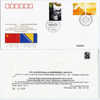 PFTN.WJ-154 CHINA-BOSNIA&HERCEGOVINA DIPLOMATIC COMM.COVER - Lettres & Documents